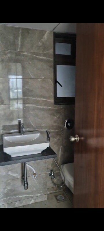 Bathroom in 3 BHK Apartment at Goel Ganga Utopia, Bavdhan – for Rent