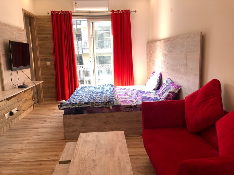 Bedroom, eldeco-golf-view-apartments 2 Bedroom 1195 Sq.Ft. Apartment In Omega I Greater Noida Greater Noida 8925964