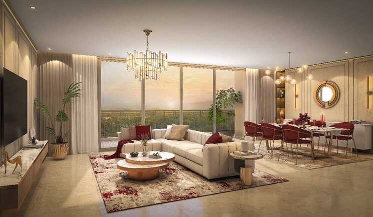 Living Room, hiranandani-fortune-city 2 Bedroom 525 Sq.Ft. Apartment In New Panvel Navi Mumbai 8926063