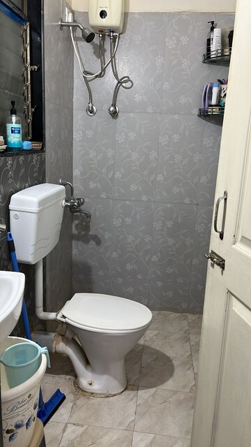 Bathroom in 2 BHK Apartment at Hubtown Greenwoods, Vartak Nagar – for Sale