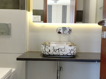 Bathroom in 3 BHK Apartment at Defence Colony – for Rent