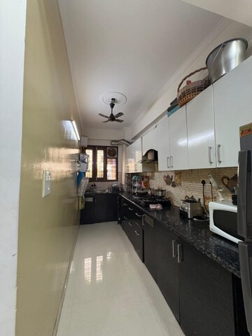 Kitchen in 3 BHK Builder Floor at Anamika Enclave, Sector 14 – for Rent