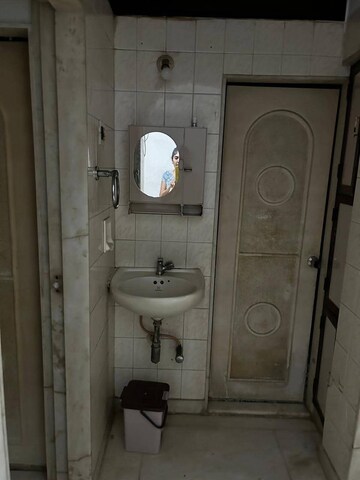 Bathroom in 2 BHK Apartment at Gods Gift CHS Vile Parle West, Vile Parle West – for Rent