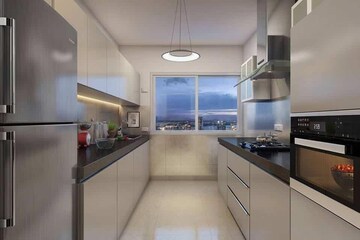 Kitchen in 5 BHK Apartment at Lodha Seaview, Malabar Hill – for Rent