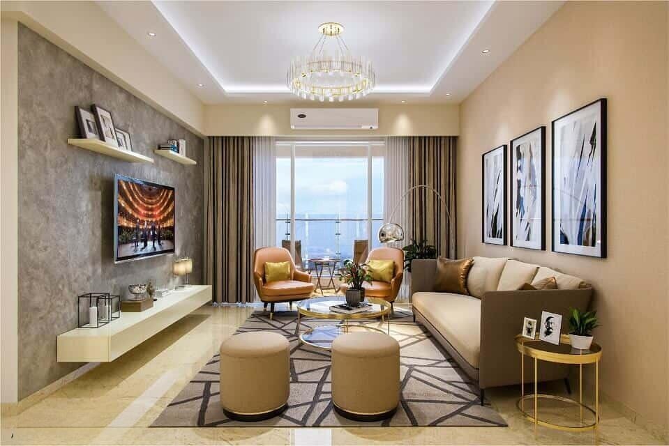 5 BHK + Servant Room 2500 Sq.Ft. Apartment in Lodha Seaview