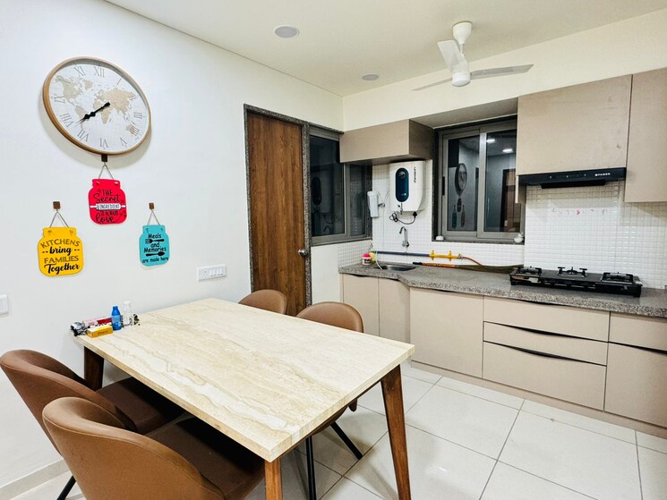 Kitchen, shivalik-sharda-park-view-2 3 Bedroom 1505 Sq.Ft. Apartment In Shela Ahmedabad 8926159