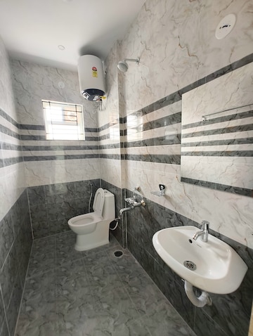Bathroom in 1 BHK Builder Floor at PSS Plaza, New Thippasandra – for Rent