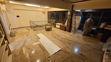 Living Room in 4 BHK Apartment at Prabhadevi – for Rent