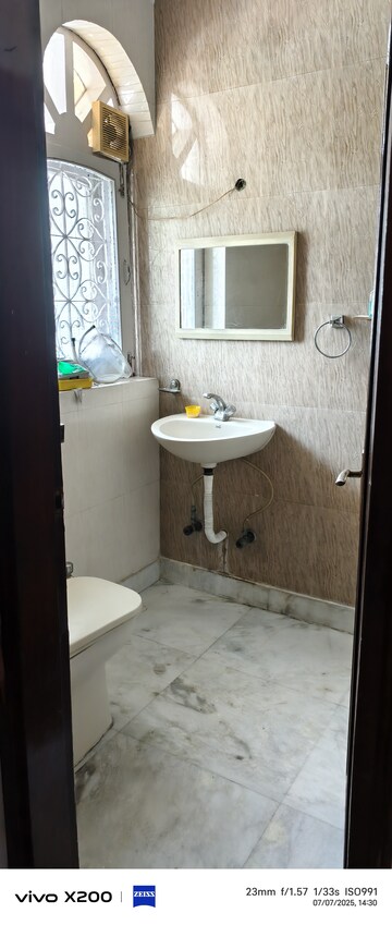 Bathroom in 3 BHK Builder Floor at Lajpat Nagar – for Rent