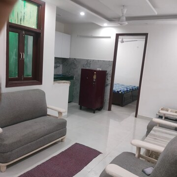 Living Room in 2 BHK Builder Floor at Khirki Extension – for Rent