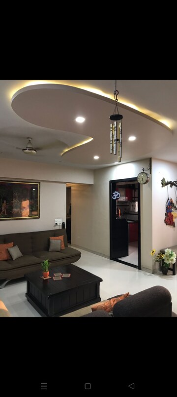 Living Room in 3 BHK Apartment at Cosmos Sankalp Heights, Uthalsar – for Rent