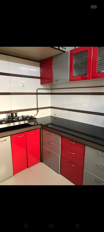 Kitchen in 3 BHK Apartment at Cosmos Sankalp Heights, Uthalsar – for Rent