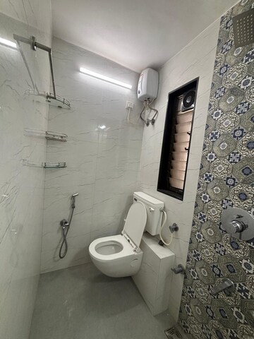 Bathroom in 2 BHK Apartment at Sneh CHS, Nerul – for Rent