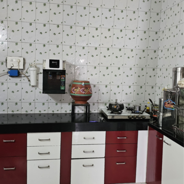 Kitchen in 3 BHK Apartment at Pushpak Park – for Rent