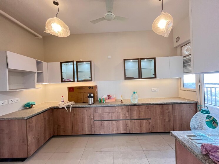 Kitchen, aba-ivy-county 3.5 Bedroom 2124 Sq.Ft. Apartment In Sector 75 Noida 8926719