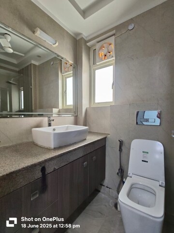 Bathroom in 3 BHK Builder Floor at Saket – for Rent