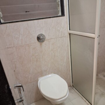 Bathroom in 1 BHK Apartment at Swojas Solitaire, Vasant Vihar – for Rent