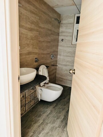 Bathroom in 3 BHK Apartment at DS Max Skycity, Thanisandra – for Rent