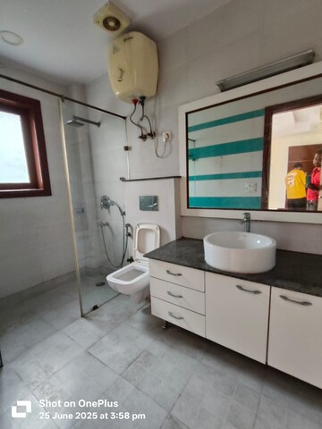 Bathroom in 3 BHK Builder Floor at Saket – for Rent