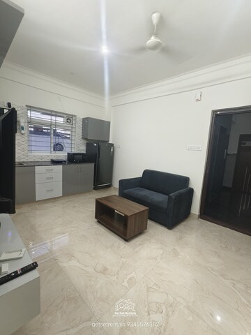 Living Room in 1 BHK Builder Floor at Hsr Layout – for Rent