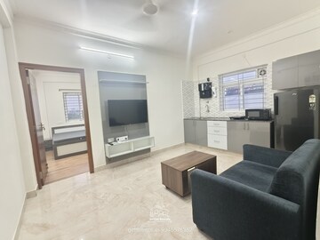 Living Room in 1 BHK Builder Floor at Hsr Layout – for Rent