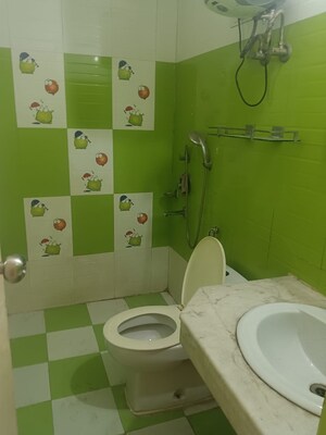 Bathroom in 2 BHK Builder Floor at Unitech South City II, Sector 50 – for Sale
