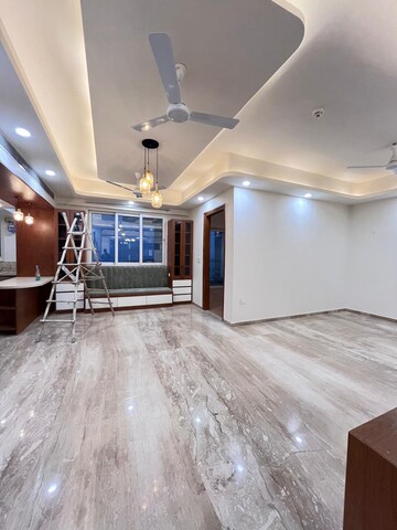 Living Room in 4 BHK Apartment at Mahagun Mezzaria, Sector 78 – for Rent