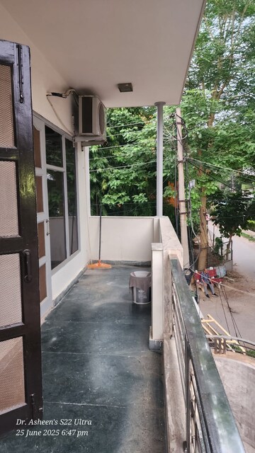 Balcony in 3 BHK Builder Floor at Ansal Plaza Sector-23, Sector 23 – for Rent