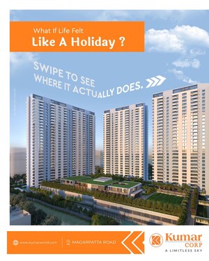 2 BHK Apartment – Exterior View View at Kumar Parc Residences, Hadapsar - for Sale