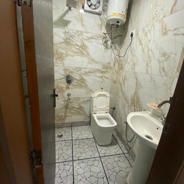 Bathroom in 3 BHK Builder Floor at Panchsheel Vihar – for Rent