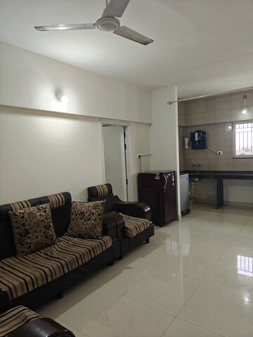 Living Room in 1 BHK Apartment at Gera Shrishti, Wagholi – for Rent