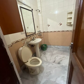 Bathroom in 3 BHK Builder Floor at Shivalik Colony – for Rent
