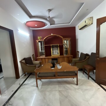 Living Room in 3 BHK Builder Floor at Shivalik Colony – for Rent