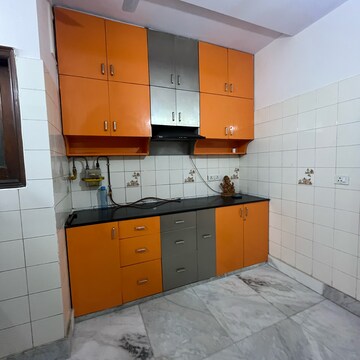 Kitchen in 3 BHK Builder Floor at Shivalik Colony – for Rent