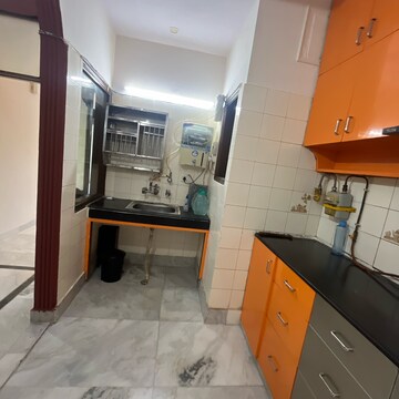 Kitchen in 3 BHK Builder Floor at Shivalik Colony – for Rent