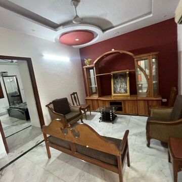 Living Room in 3 BHK Builder Floor at Shivalik Colony – for Rent