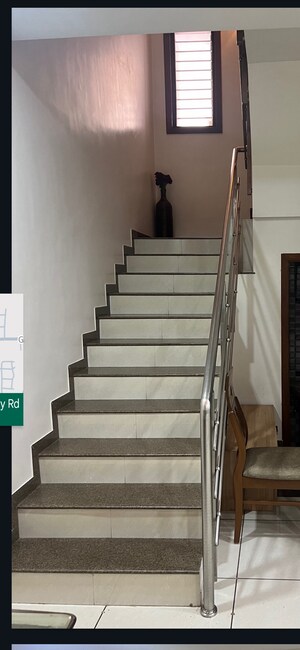 Staircase in 4 BHK Villa at Science City – for Sale