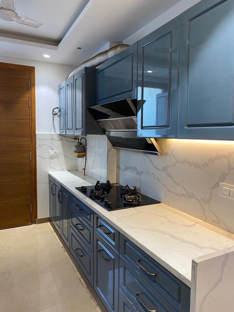 Kitchen, priyadarshni-apartments 3 Bedroom 1400 Sq.Ft. Builder Floor In Paschim Vihar Delhi 8927262