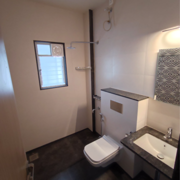 Bathroom in 4 BHK Independent House at Kirti Elegant, Mahalunge – for Rent