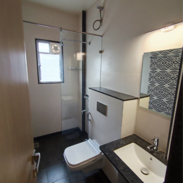 Bathroom in 4 BHK Independent House at Kirti Elegant, Mahalunge – for Rent