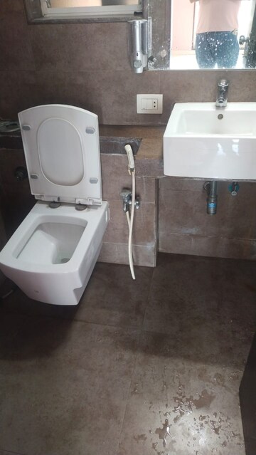 Bathroom in 3 BHK Apartment at Kesar Exotica, Kharghar Sector 10 – for Rent