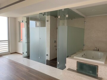 Building Lobby in 4 BHK Apartment at Prestige White Meadows, Whitefield – for Rent
