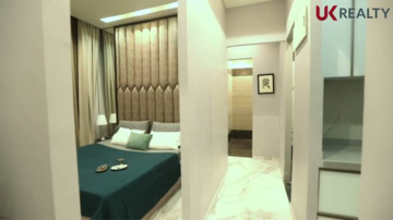 Bedroom in 1 BHK Apartment at UK Luxecity, Kandivali East – for Sale