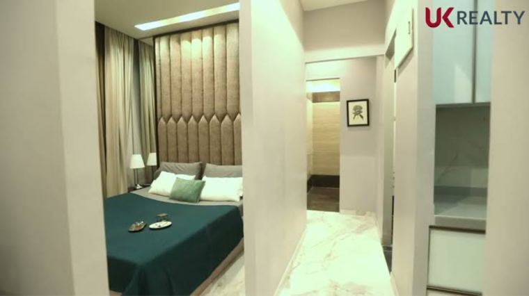 Bedroom, uk-luxecity 1 Bedroom 311 Sq.Ft. Apartment In Kandivali East Mumbai 8927442