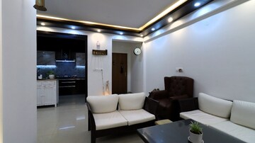 Living Room in 3 BHK Apartment at Goyal Orchid Piccadilly, Thanisandra Main Road – for Rent
