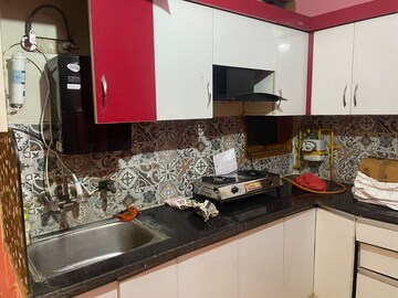 Kitchen in 3 BHK Builder Floor at Shakti Khand – for Rent