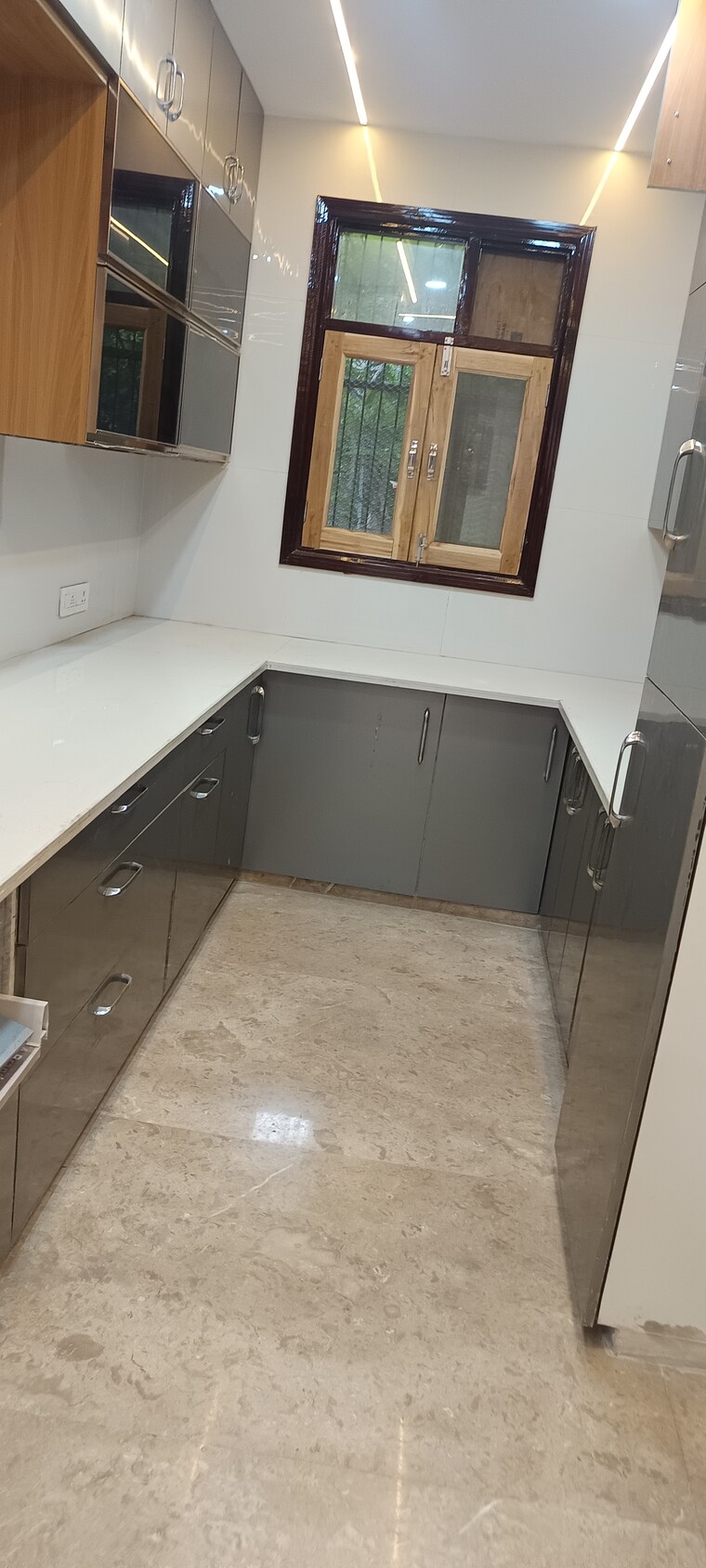 Kitchen, rohini sector 11 3 Bedroom 1500 Sq.Ft. Builder Floor In Rohini Sector 11 Delhi 8927467