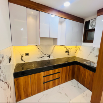Kitchen in 2 BHK Builder Floor at Panchsheel Vihar – for Rent