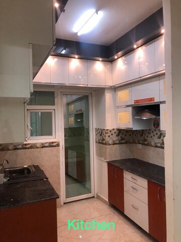 Kitchen in 3 BHK Apartment at Gaurs Siddhartham, Siddharth Vihar – for Rent