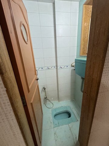Bathroom in 1 BHK Apartment at Lok Rachana, Mulund West – for Rent